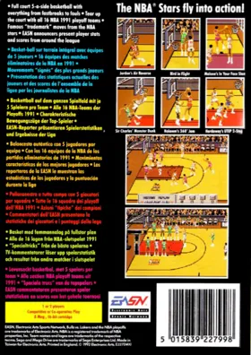 NBA Pro Basketball - Bulls vs Lakers (Japan) box cover back